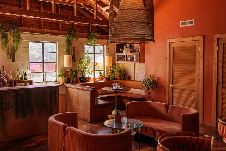 The bar room