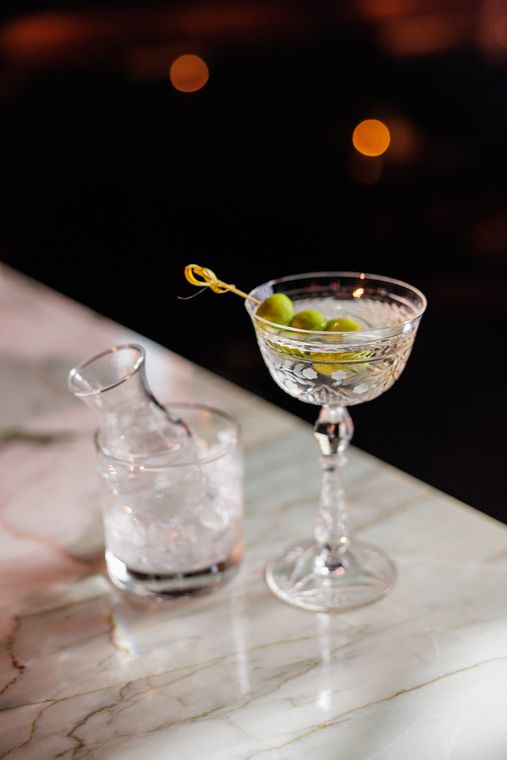 Martini on marble